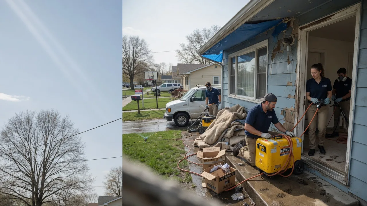Basement Flood Cleanup in East China, MI near me